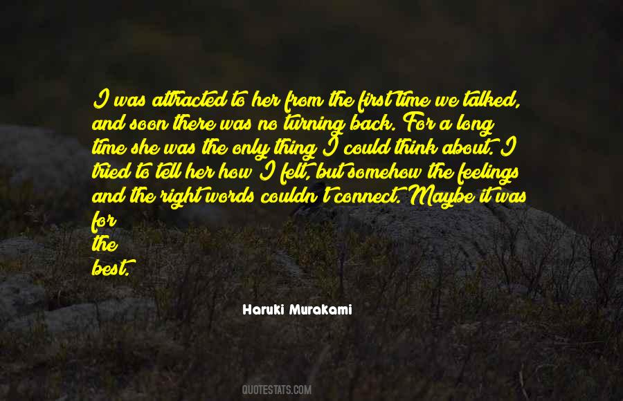 Maybe She Was Right Quotes #1456412