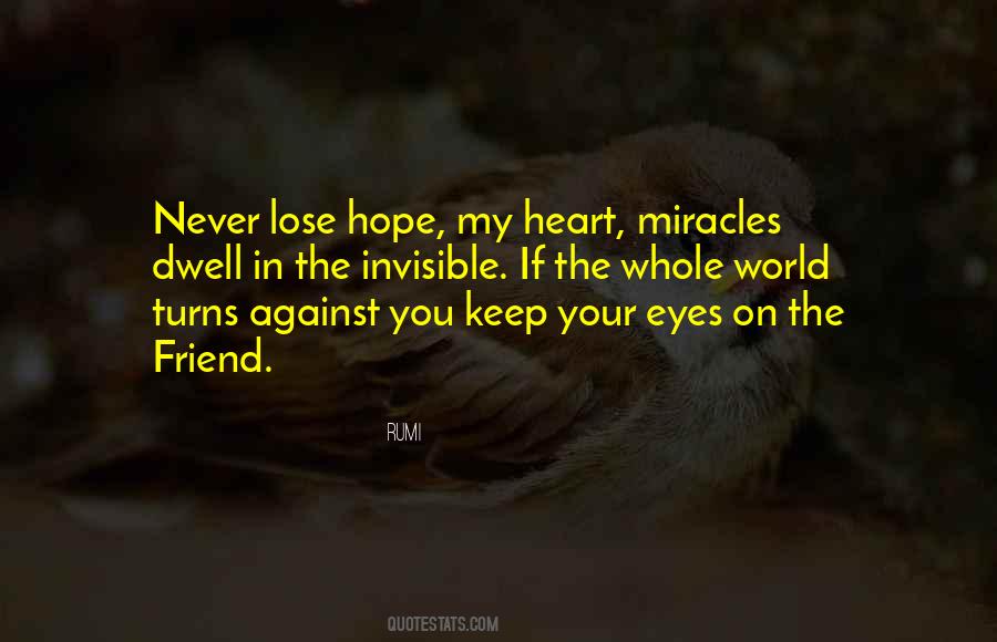 Must Not Lose Hope Quotes #284745