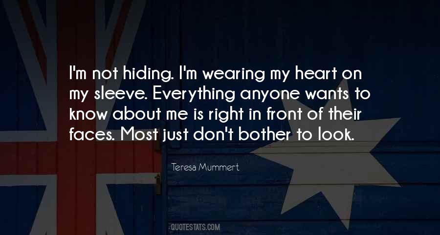 Look In Front Of You Quotes #1237009