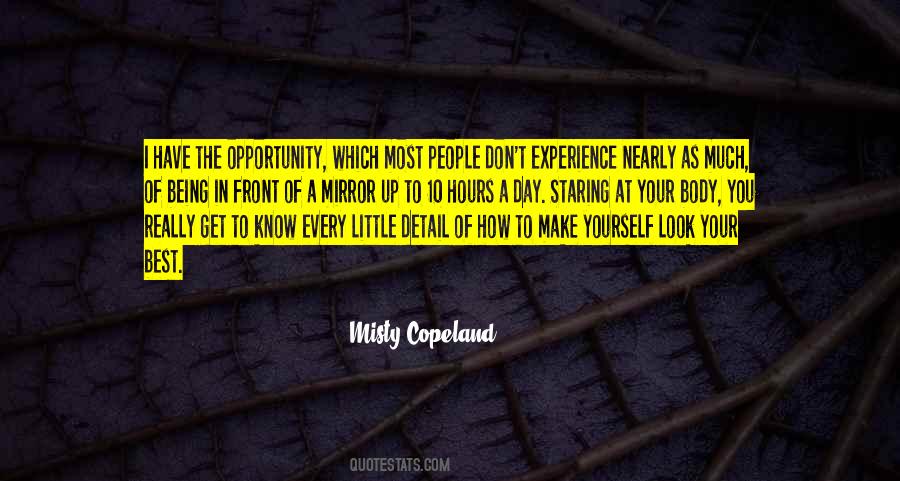 Look In Front Of You Quotes #1425794