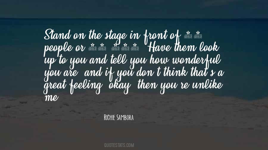 Look In Front Of You Quotes #272943