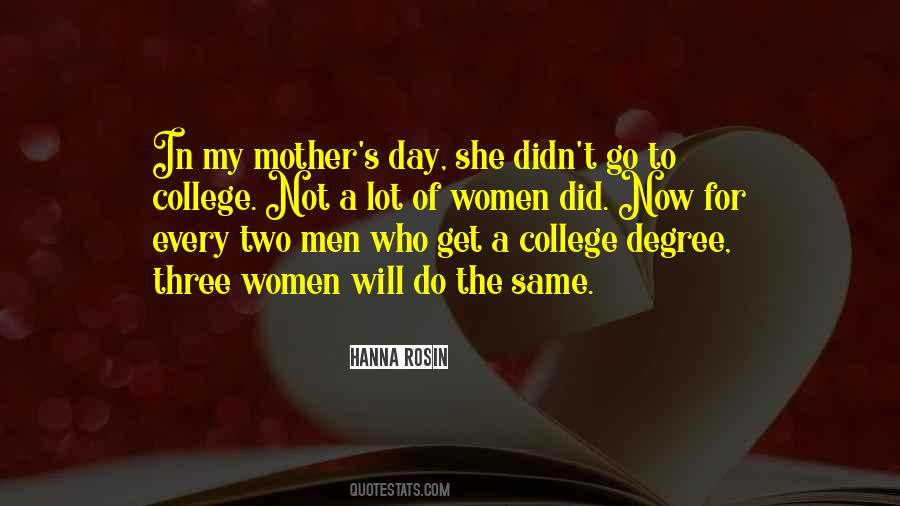 Quotes About A College Degree #97321