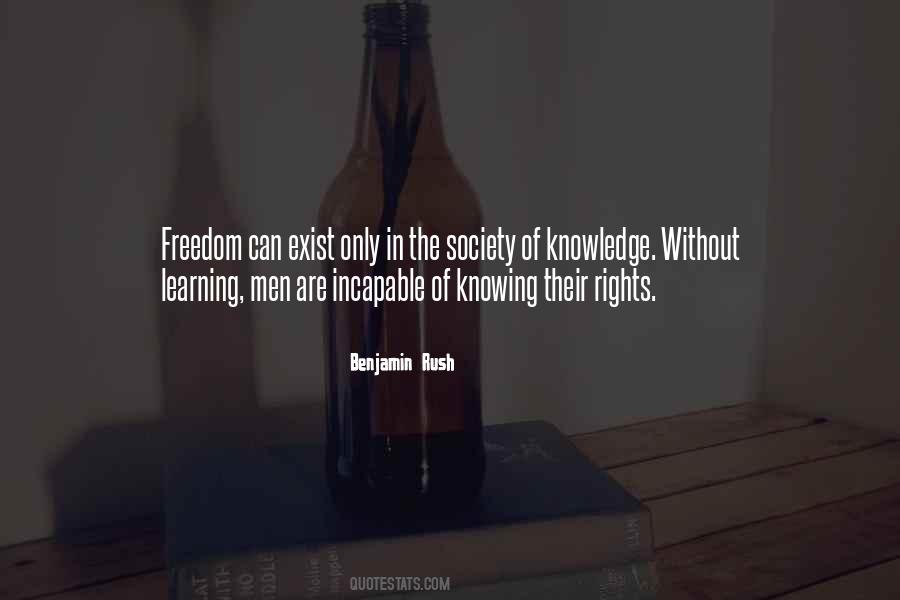 Knowledge In Society Quotes #383792