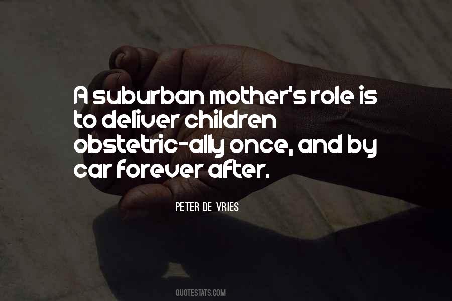 Mother Role Quotes #1066214