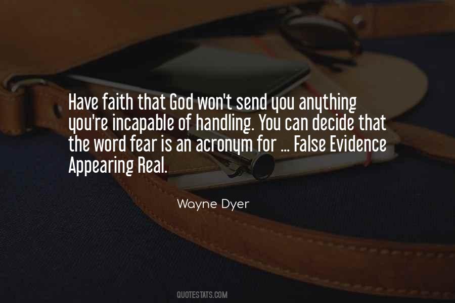 Fear False Evidence Appearing Real Quotes #1828924