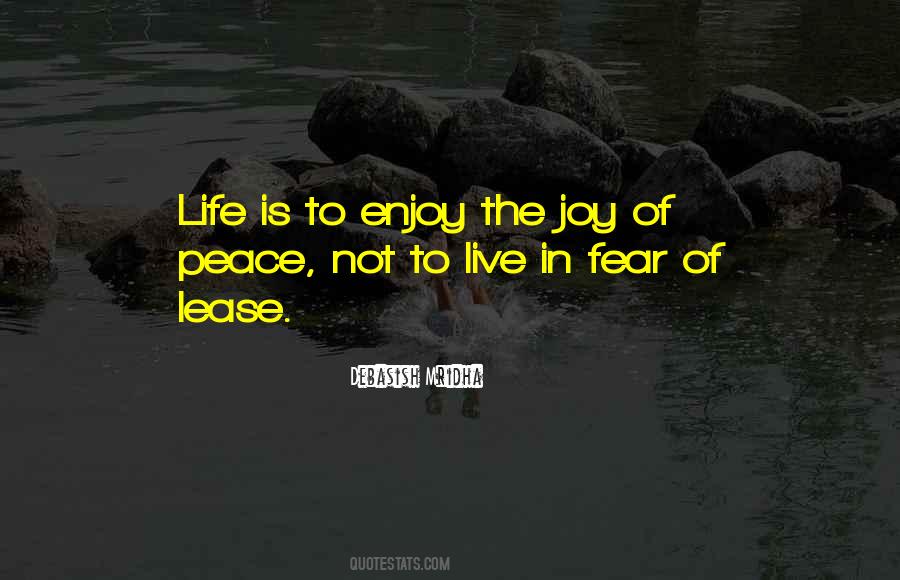Life Is To Enjoy Quotes #532385