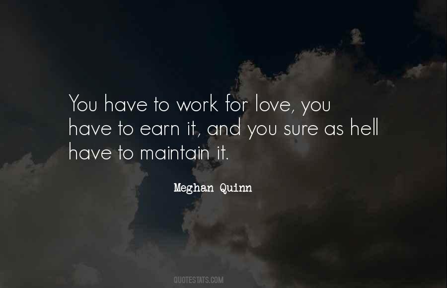 Work For Love Quotes #1229667