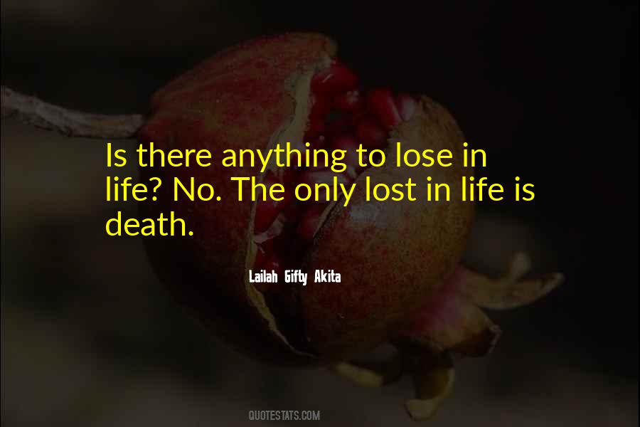 Lost In Life Quotes #1356268