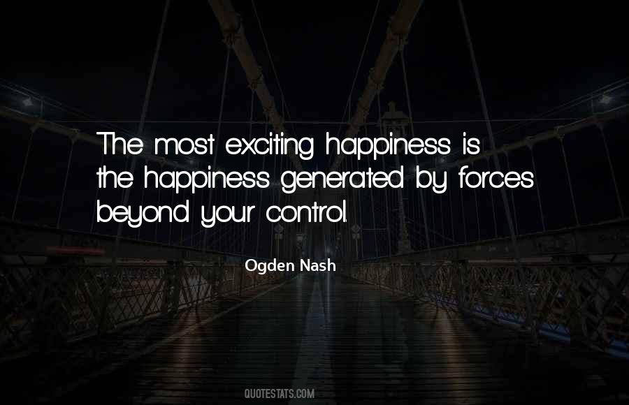 In Control Of Your Happiness Quotes #37152