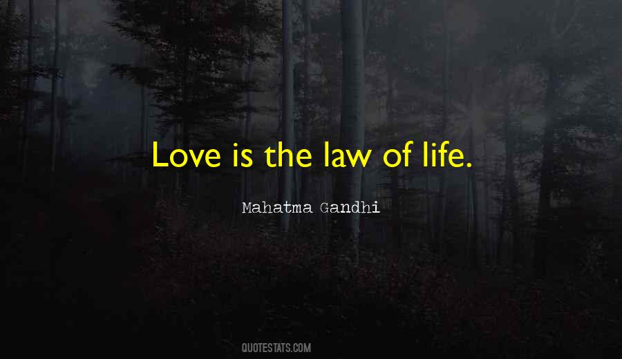 The Law Of Life Quotes #1248036