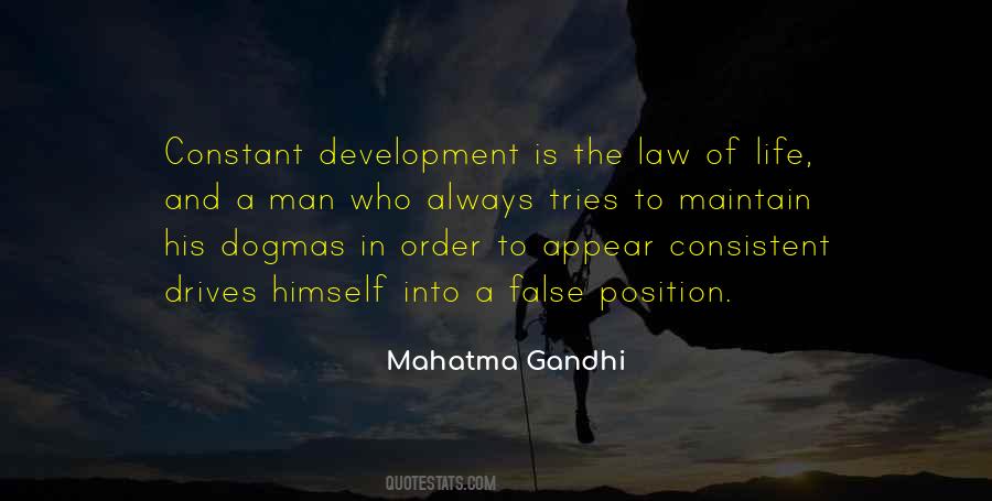 The Law Of Life Quotes #1654460