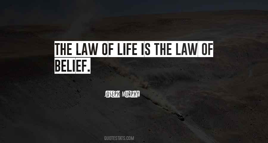 The Law Of Life Quotes #293359