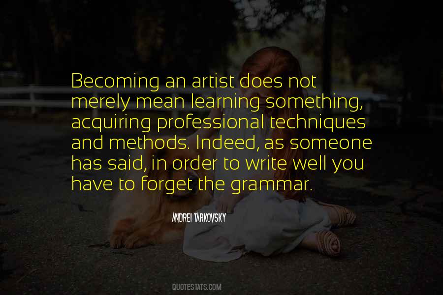 Learning Grammar Quotes #1656239