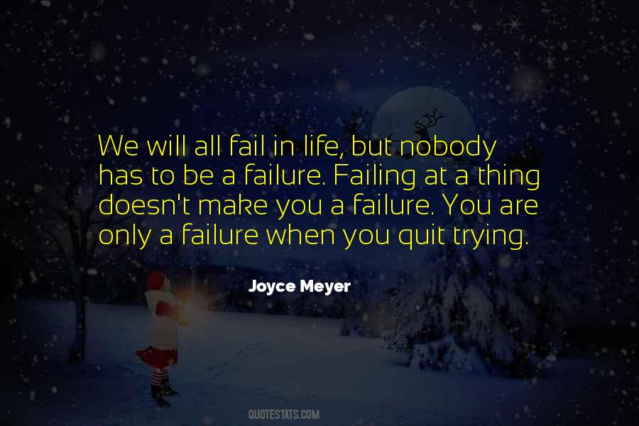 Failure Life Quotes #124450