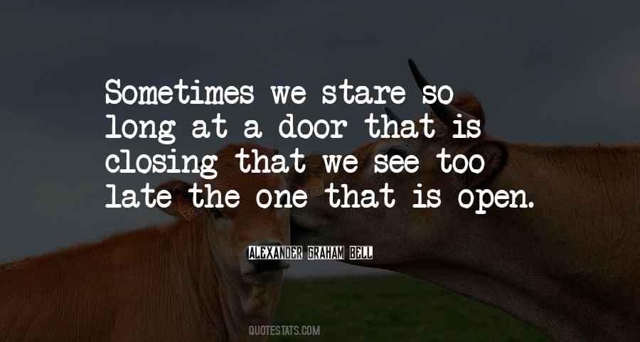 Door Closing Quotes #1291081