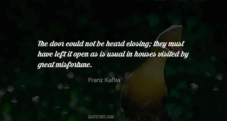 Door Closing Quotes #1866795