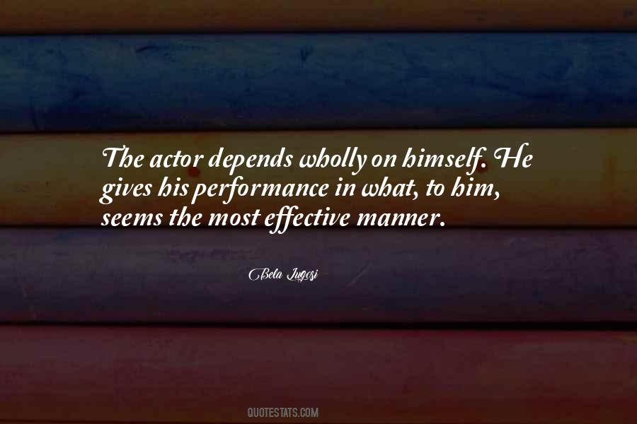 Quotes About The Actor #1187250