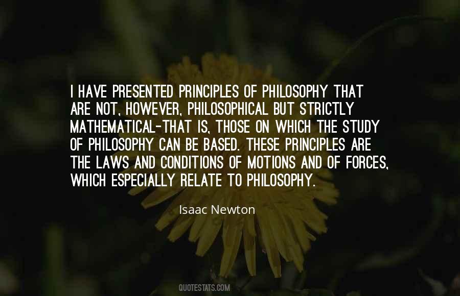 Principles Of Philosophy Quotes #617595