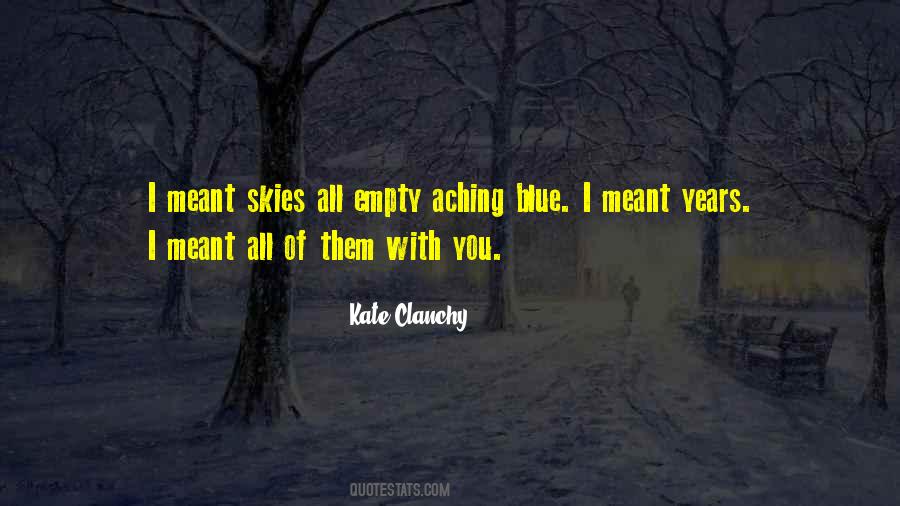 Love Blue Quotes #1135675