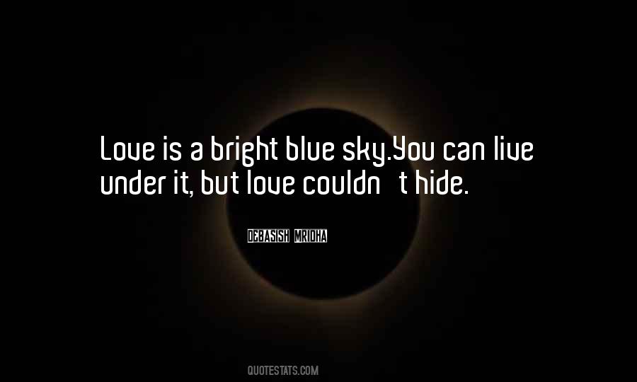 Love Blue Quotes #905598