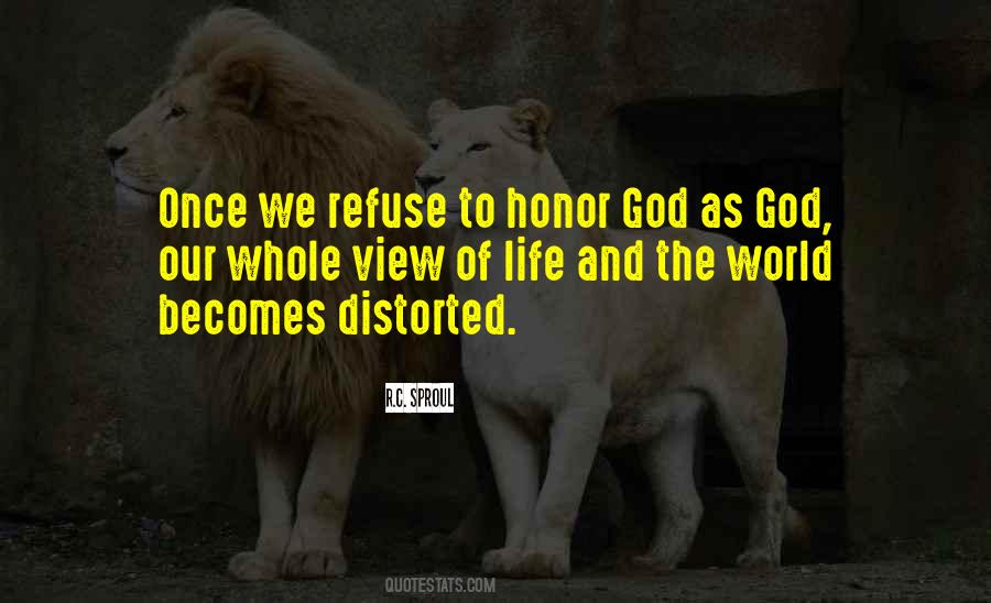 Honor God Quotes #1390510