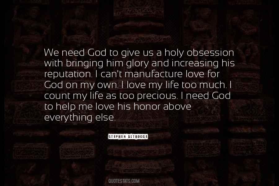 Honor God Quotes #384423