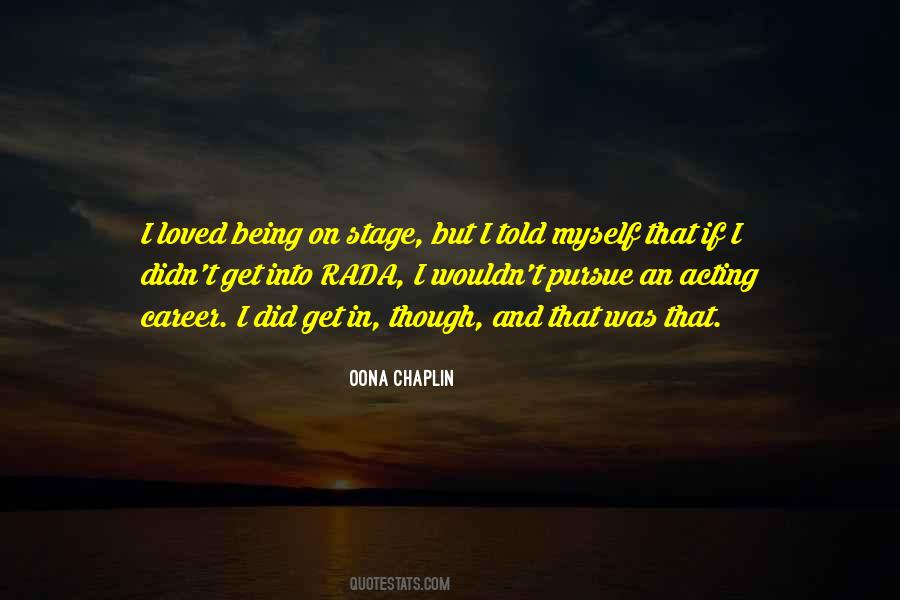 Pursue Your Career Quotes #420736