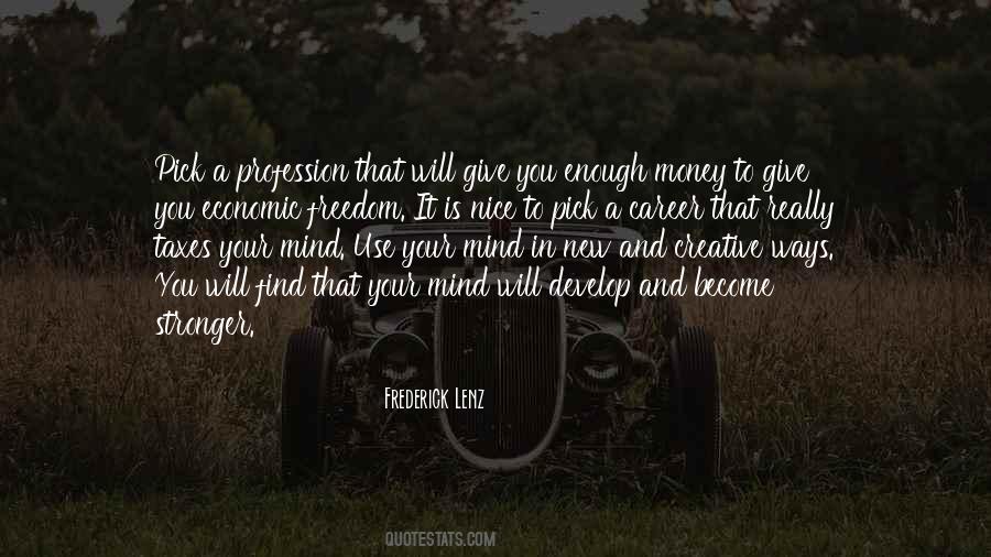 Quotes About New Careers #1309153