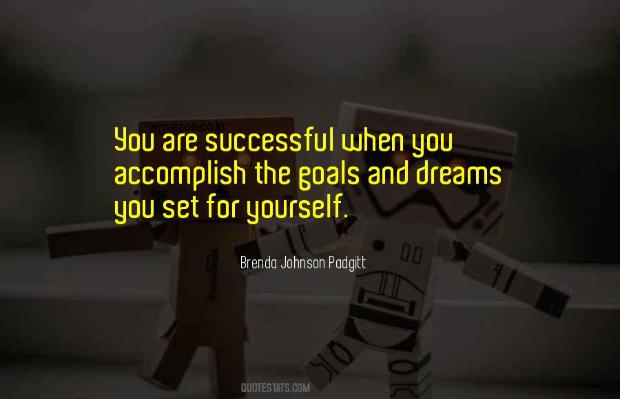 Set Goals For Yourself Quotes #11150