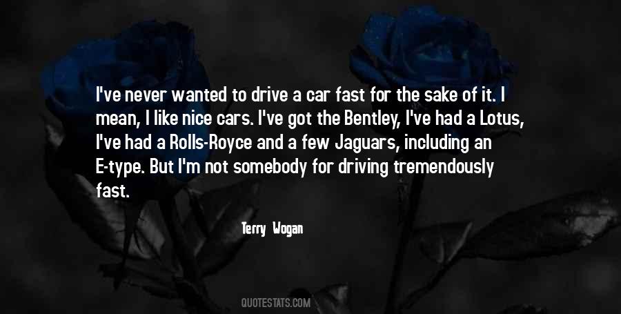 Driving Fast Car Quotes #957041