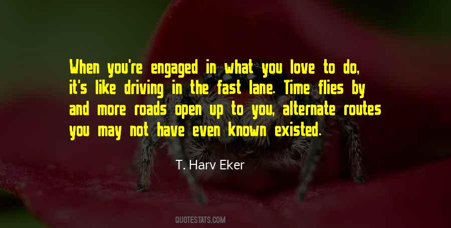 Driving In The Fast Lane Quotes #1542540