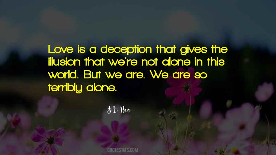 Deception Love Quotes #1000913