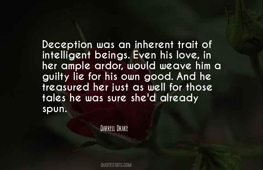 Deception Love Quotes #1225516