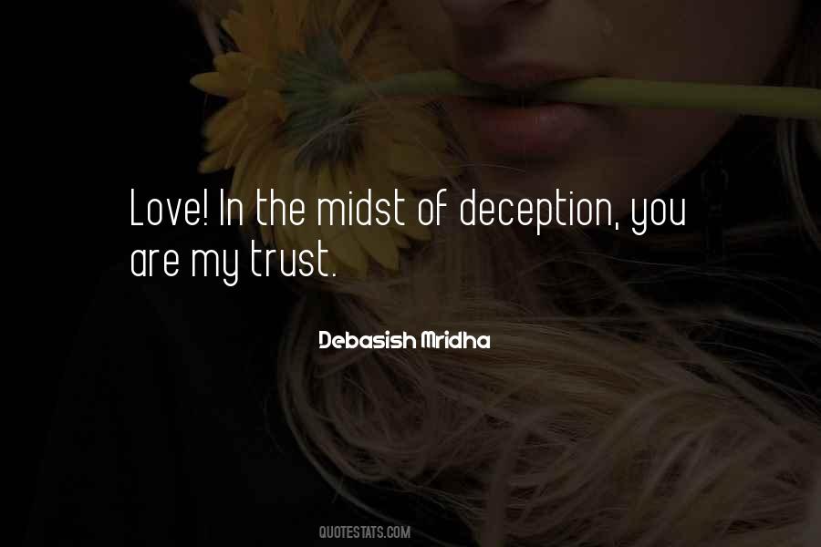 Deception Love Quotes #1336868