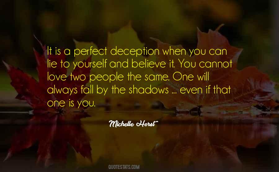 Deception Love Quotes #1764865