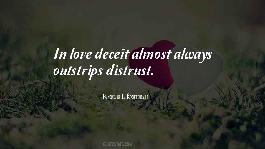 Deception Love Quotes #883706