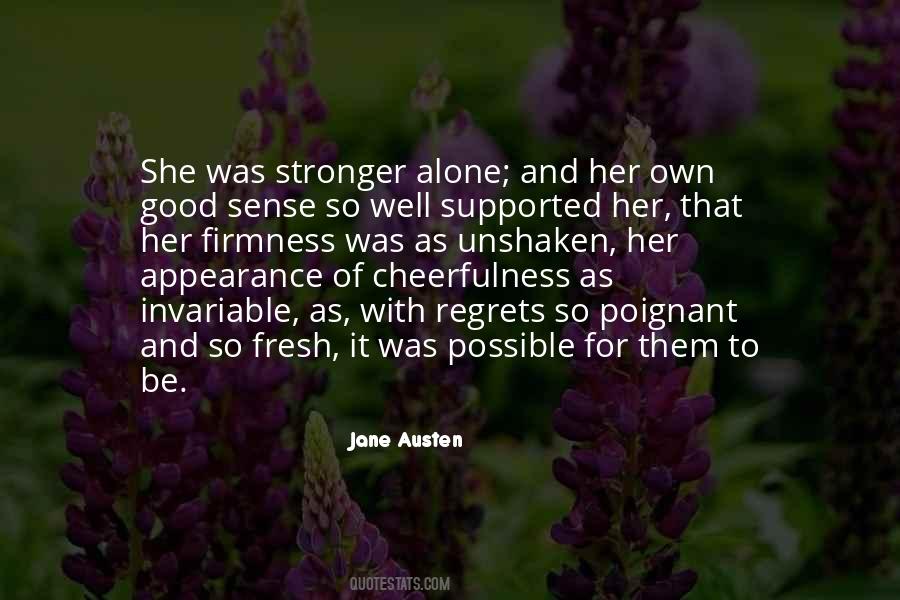 She Was Alone Quotes #186247