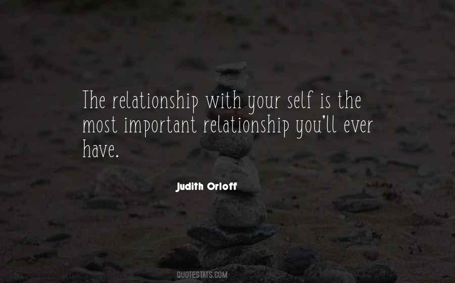 Important Relationship Quotes #1331290