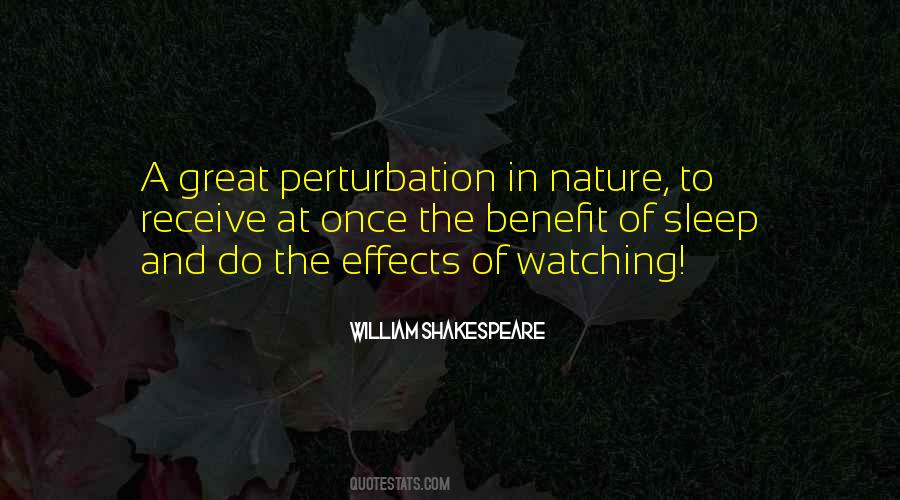 Quotes About Effects Of Nature #542056