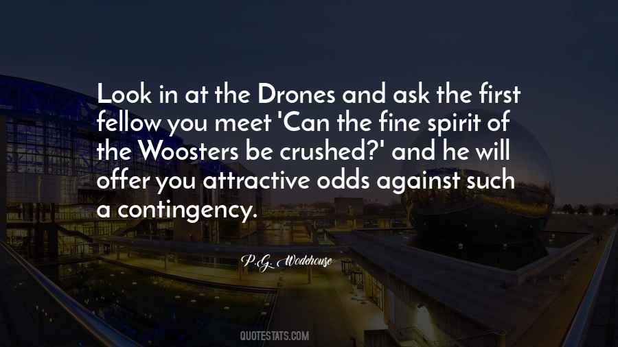 Drones Wodehouse Quotes #833487