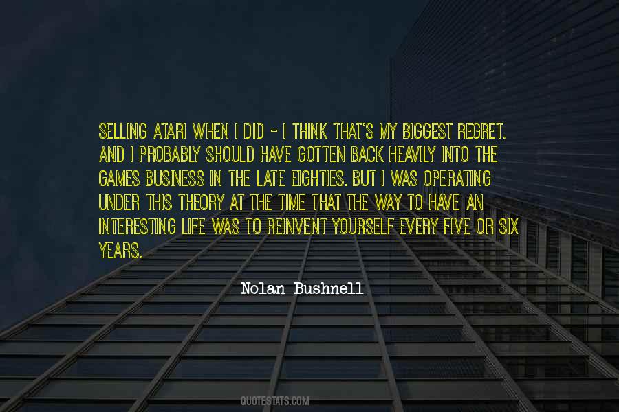 Biggest Regret In Life Quotes #1638159