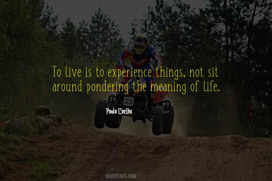 Quotes About The Meaning Of Things #242905