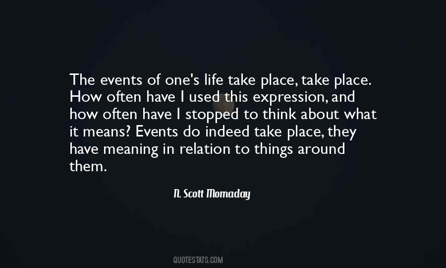 Quotes About The Meaning Of Things #288478