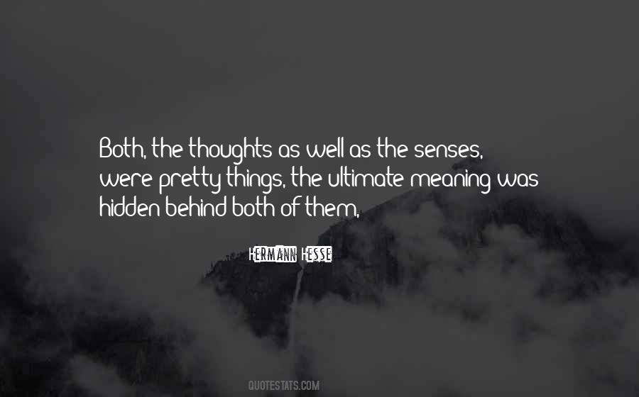 Quotes About The Meaning Of Things #514718
