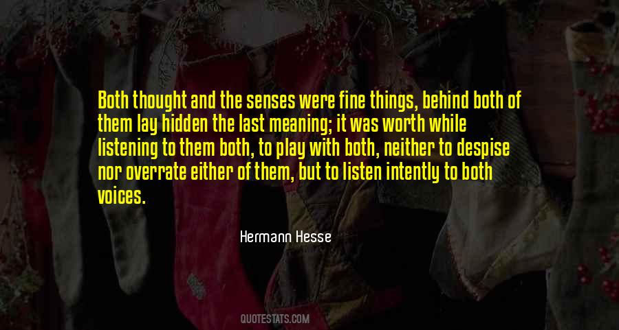 Quotes About The Meaning Of Things #550185