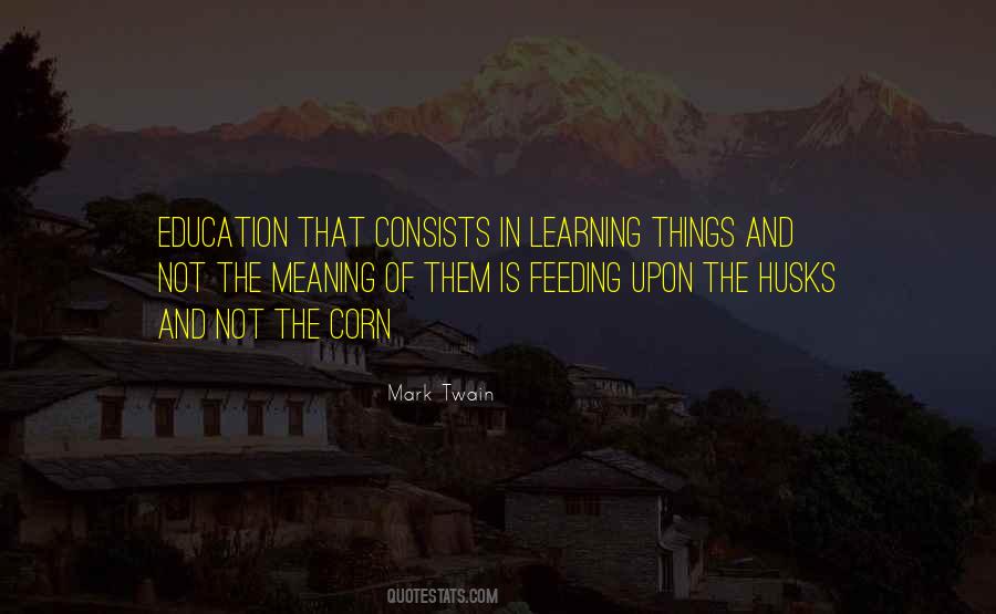 Quotes About The Meaning Of Things #570983
