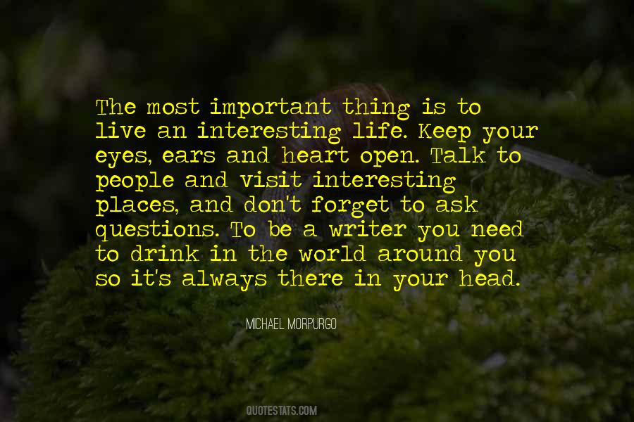 Keep Life Interesting Quotes #58548