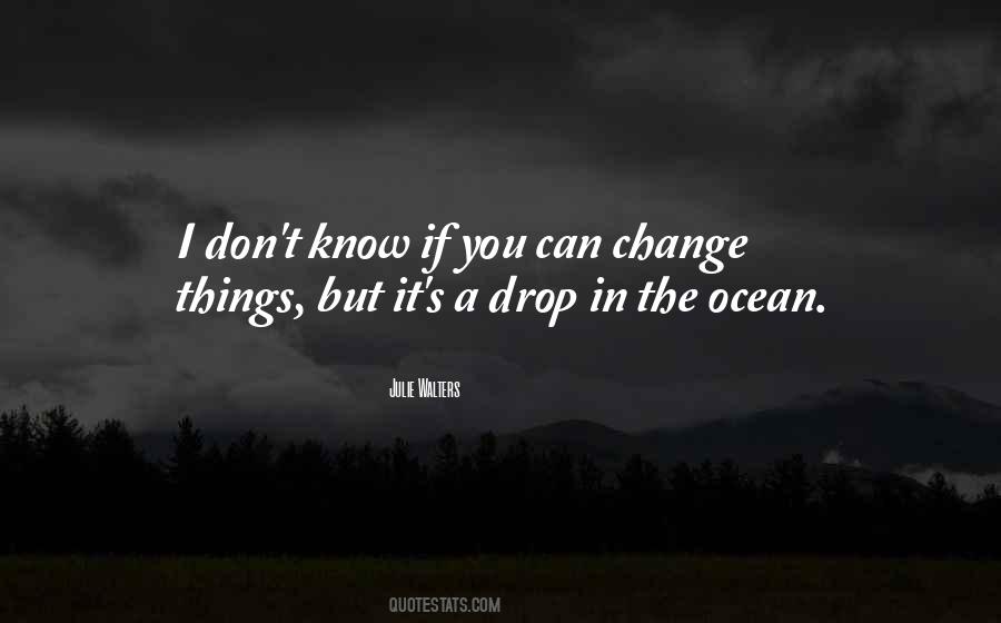 Drop In The Ocean Quotes #187566