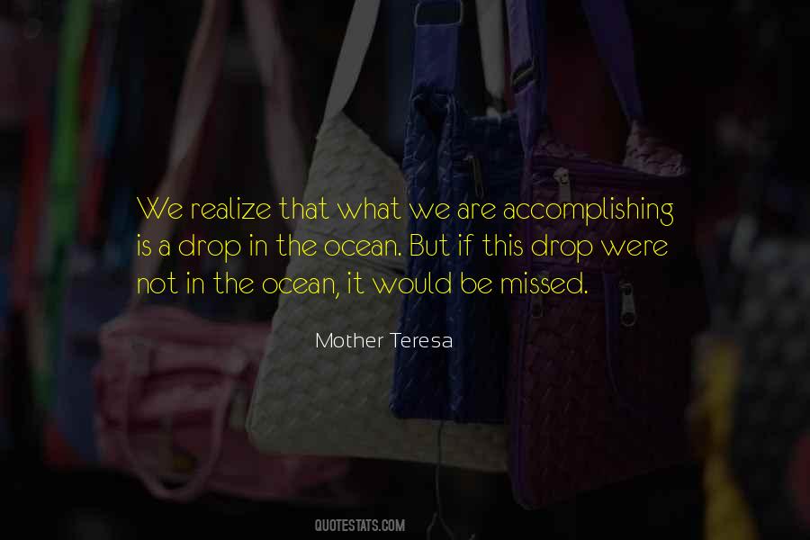 Drop In The Ocean Quotes #856627