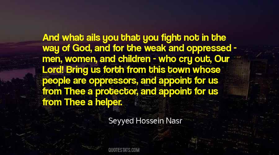 Protector Of The Weak Quotes #1666281
